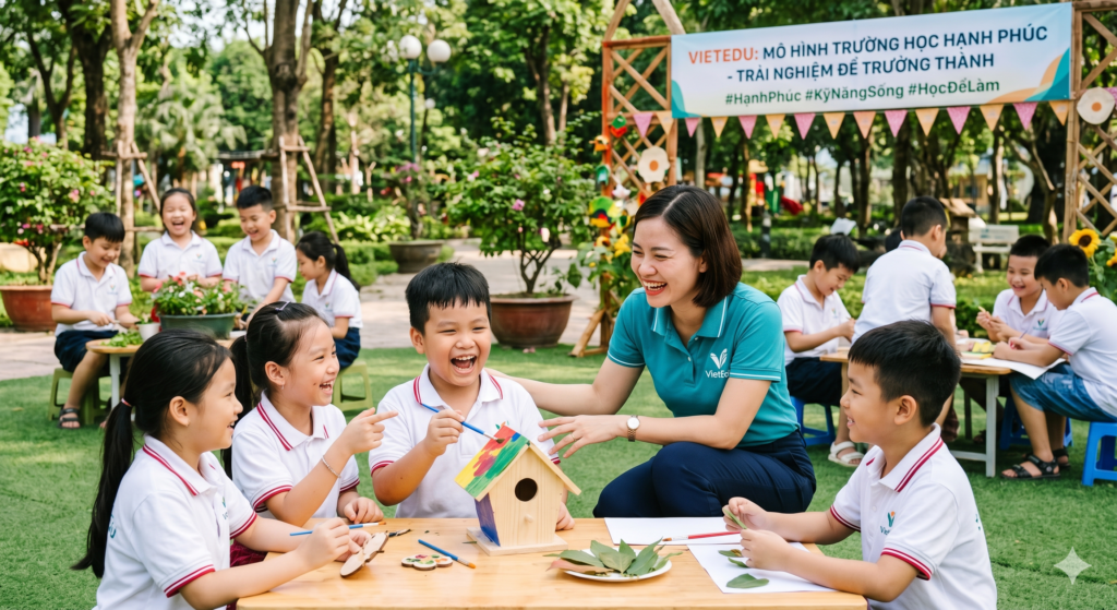 Mô Hình Trường Học Hạnh Phúc: Nơi Ứơm Mầm Nhân Cách Và Khơi Nguồn Tiềm Năng Tại VietEdu - Giáo viên