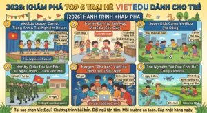 HÀNH TRÌNH KHÁM PHÁ: TOP 6 TRẠI HÈ VIETEDU DÀNH CHO TRẺ 2026