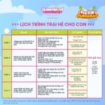 Trại hè Hà Nội 2026, phát triển toàn diện, bứt phá tiếng Anh, trẻ 6-17 tuổi.