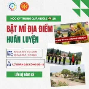 Tuyển Sinh Học Kỳ Quân Đội 2026: Môi Trường Rèn Luyện Kỷ Luật Toàn Diện