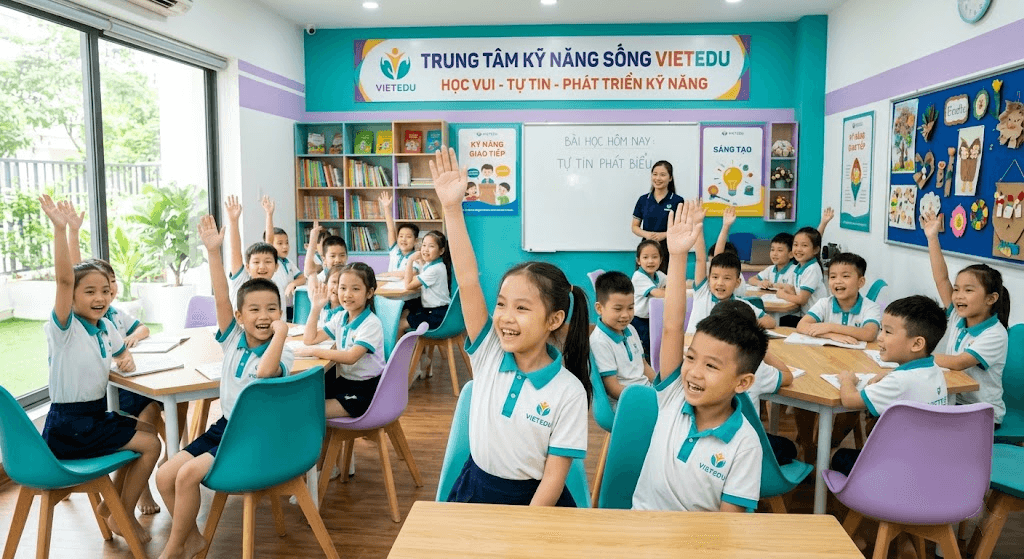 Trung tâm kỹ năng sống - Đầu Tư Cho Tương Lai: Lợi Ích Vàng Khi Cho Trẻ Cấp 1, Cấp 2 Tham Gia Trung Tâm Kỹ Năng Sống Vietedu
