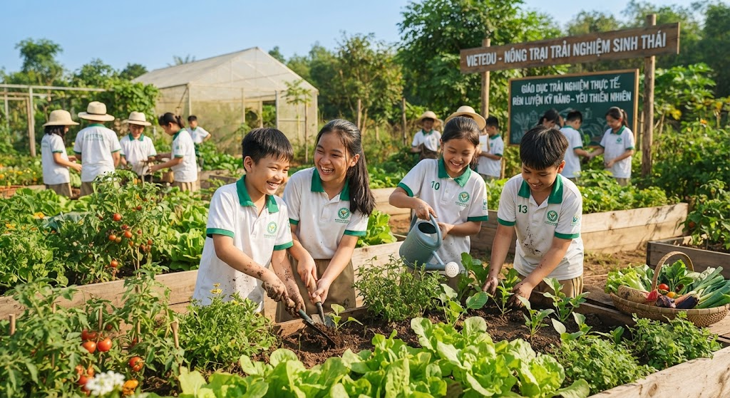 Khám Phá Mô Hình Giáo Dục Trải Nghiệm Thực Tế VietEdu: Chìa Khóa Vàng Rèn Luyện Kỹ Năng Sống Cho Học Sinh Cấp 1, Cấp 2