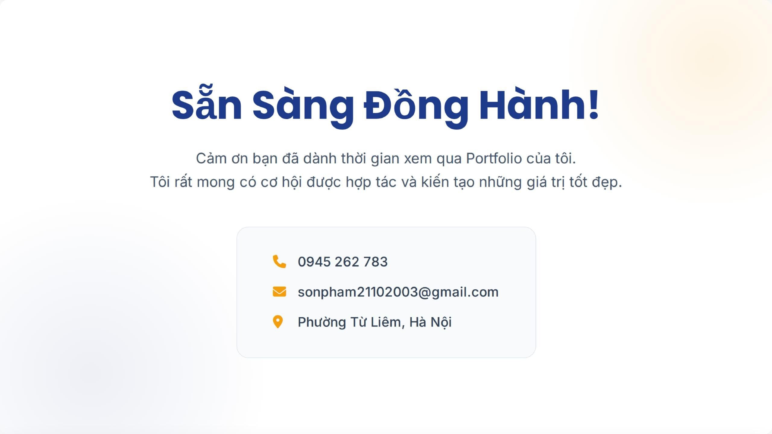 Portfolio Phạm Hồng Sơn 1